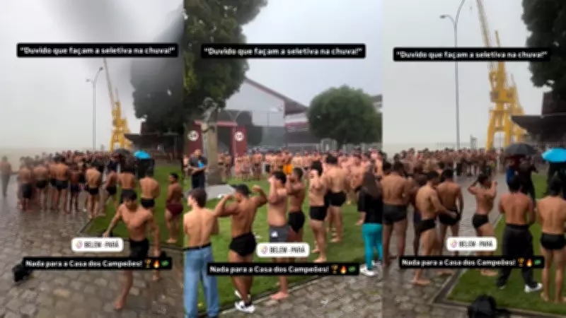 Competição de shape viraliza em Belém: jovens fisiculturistas desafiam chuva em seletiva nacional