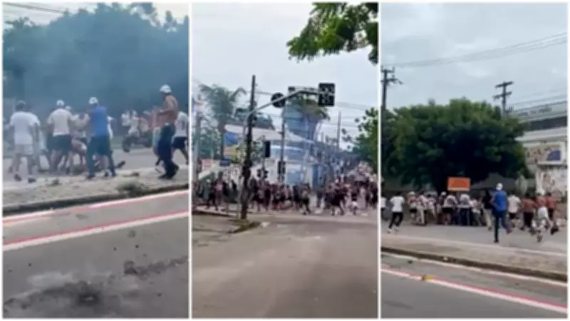 Confrontos entre torcidas em Fortaleza resultam em mais de 180 detidos antes de clássico