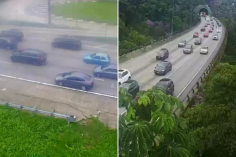 Congestionamento histórico marca retorno a São Paulo após Carnaval na Baixada Santista