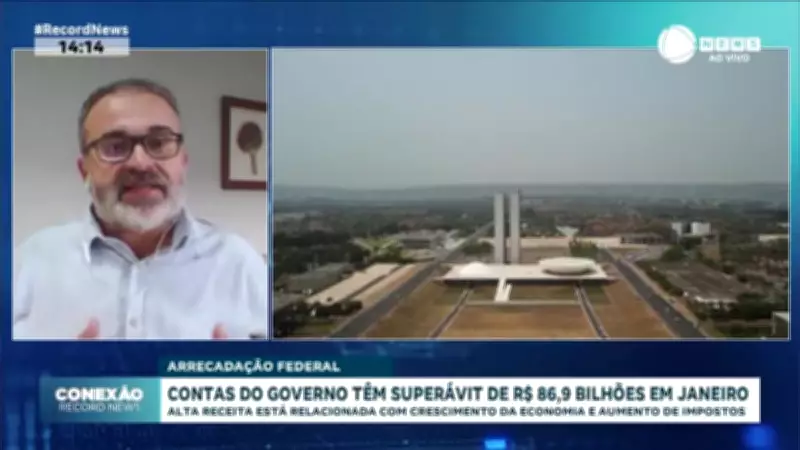 Contas do governo registram superávit primário de R$ 86,9 bilhões em janeiro