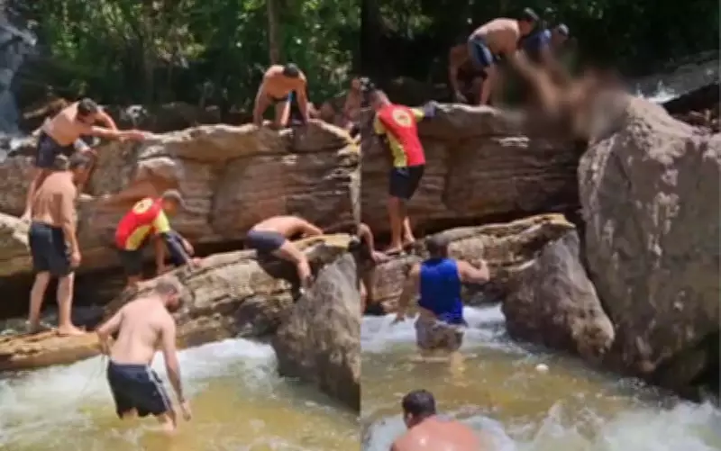 Corpo de menina que se afogou em cachoeira de Pirenópolis é liberado pelo IML