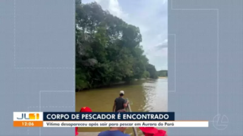 Corpo de pescador desaparecido há 20 horas é encontrado no Rio Capim, em Aurora do Pará