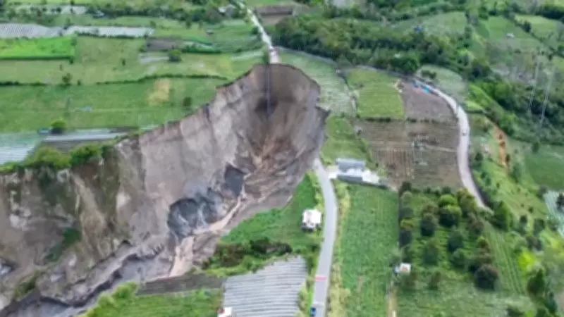 Cratera na Indonésia atinge mais de 3 hectares e ameaça agricultores em 2026