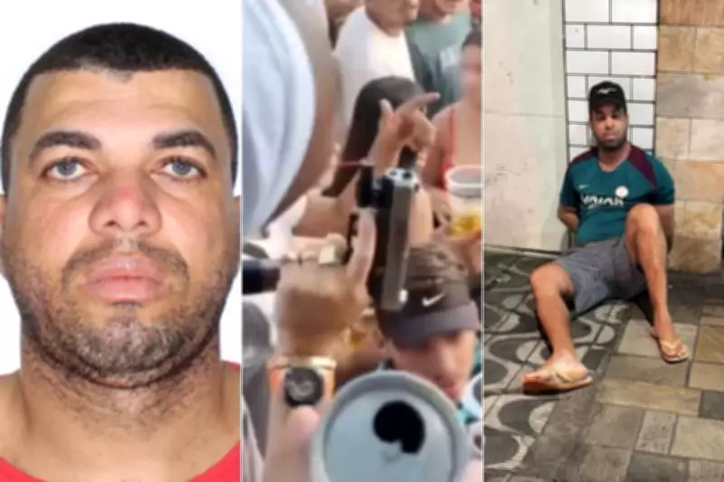 Criminoso com extensa ficha é preso após disparos em pancadão de Carnaval em Santos