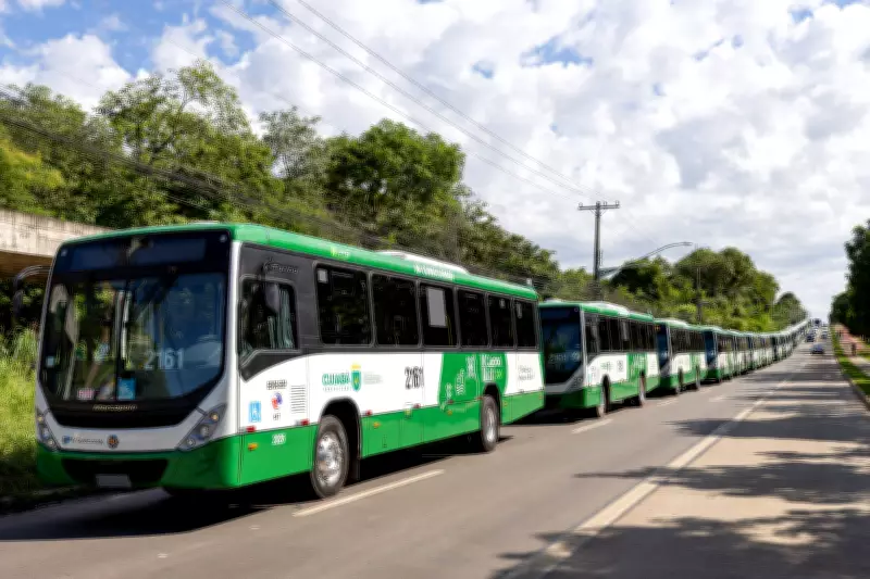 Cuiabá recebe frota de 41 ônibus novos com câmeras de reconhecimento facial