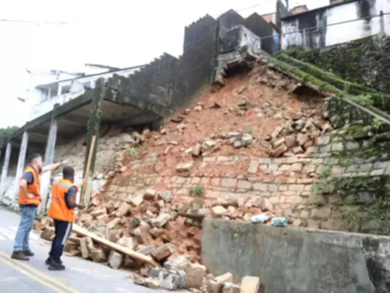 Defesa Civil coloca quatro cidades da Baixada Santista em estado de atenção para deslizamentos