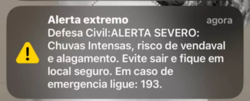 Defesa Civil emite alerta sonoro intenso em cidades do Pará devido a risco de chuvas fortes