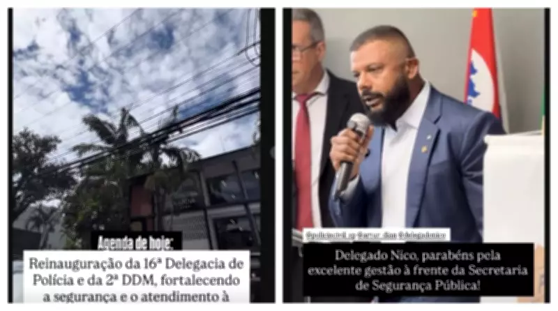 Delegado réu por violência doméstica participa de reinauguração de DDM em SP