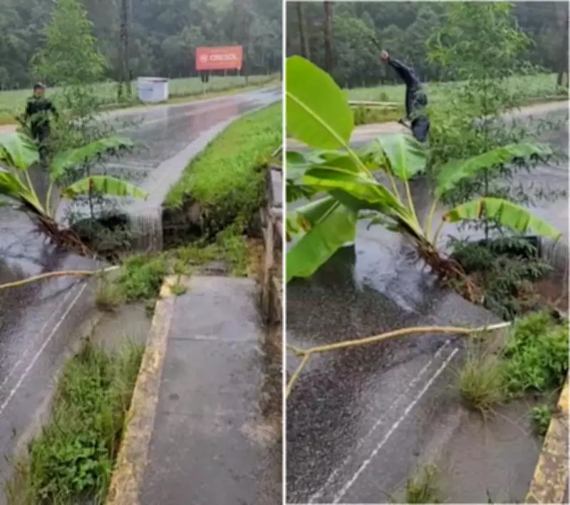 Desmoronamento na RJ-130 em Teresópolis interdita parcialmente rodovia na Região Serrana