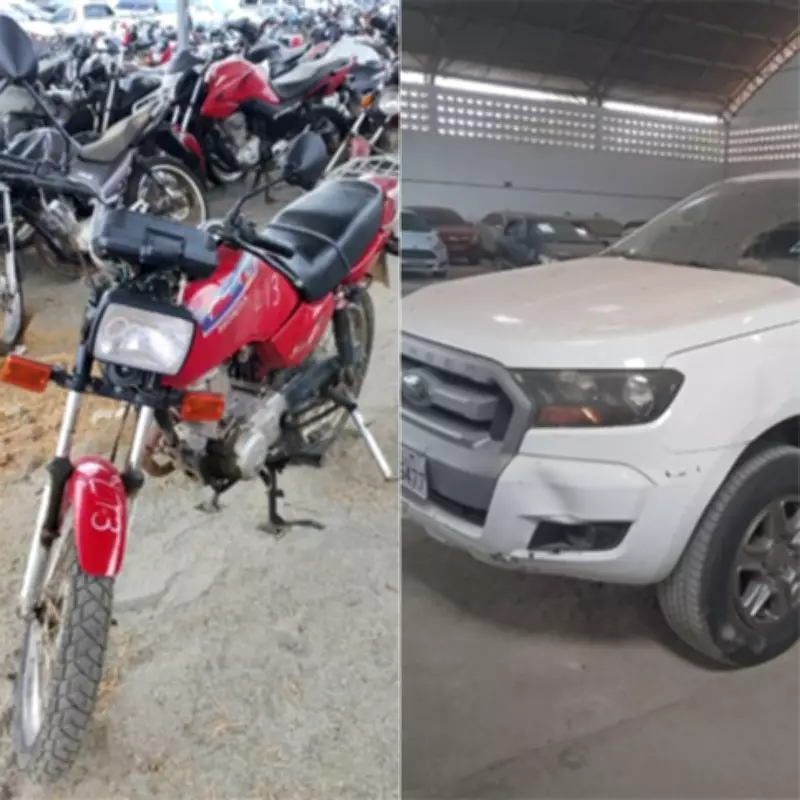 Detran-RN realiza leilão com veículos a partir de R$ 600 e sucatas por R$ 200