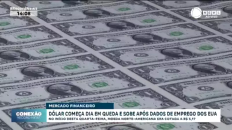 Dólar inicia em queda, mas sobe após dados de emprego dos EUA e sinal do BC