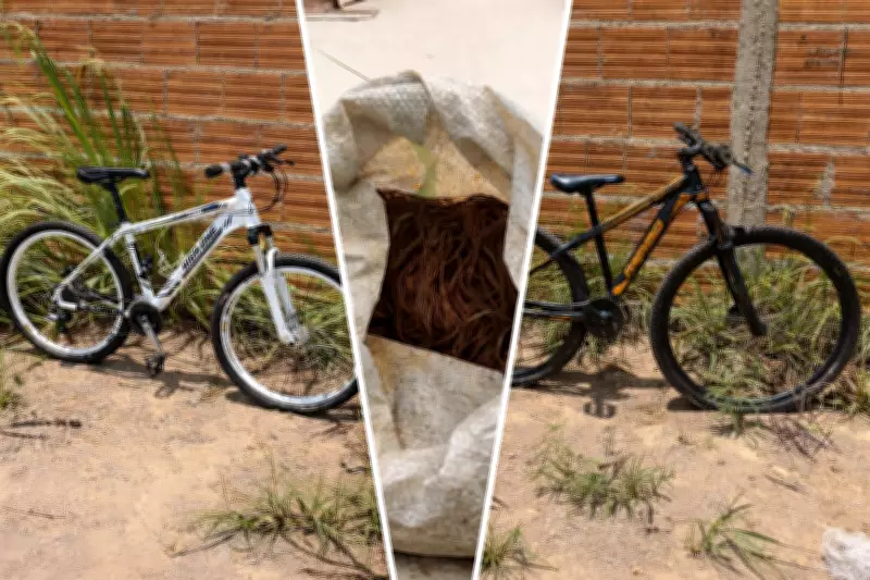 Dois homens são presos por furto de bicicletas e cabos elétricos em Taiobeiras, MG