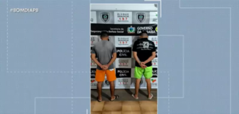 Dois homens são presos por homicídio de jovem e ferimento de idosa em ataque a tiros na Paraíba