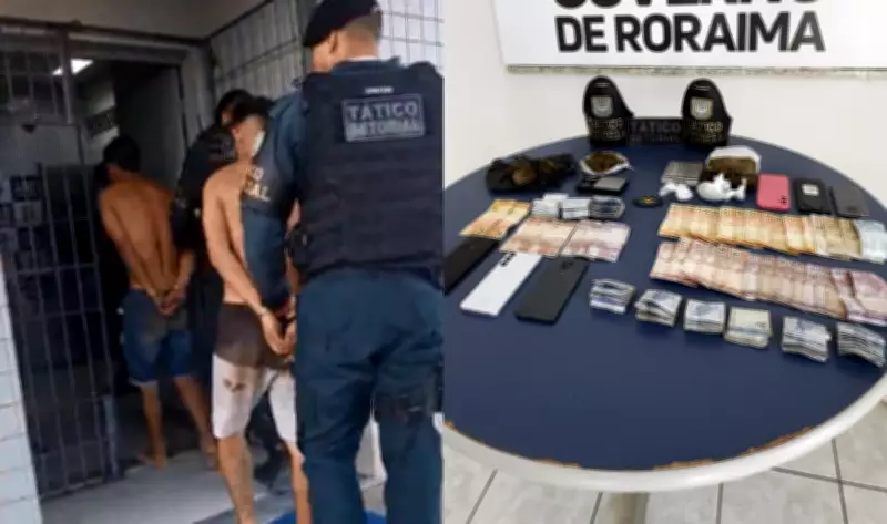 Dois jovens são presos por tráfico de drogas em condomínio de Boa Vista após denúncia de mãe