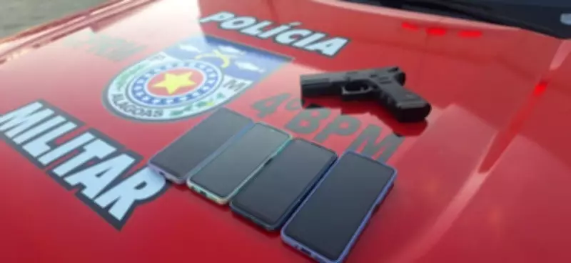 Dupla é presa em flagrante por assaltos com arma de airsoft em Maceió