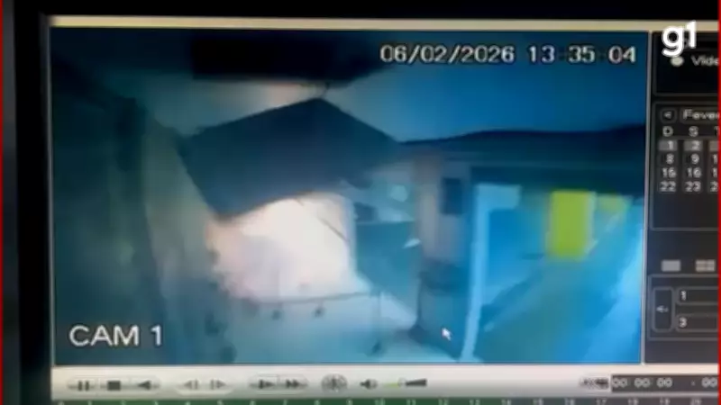Dupla explode casa lotérica durante assalto em Manaus; vídeo mostra ação