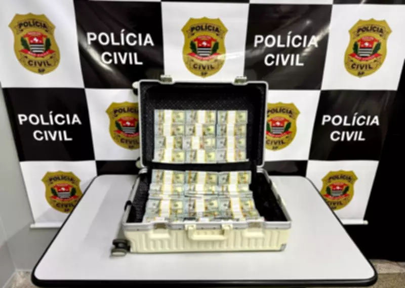 Dupla é presa com US$ 680 mil falsos ao tentar comprar caminhonete em Campinas