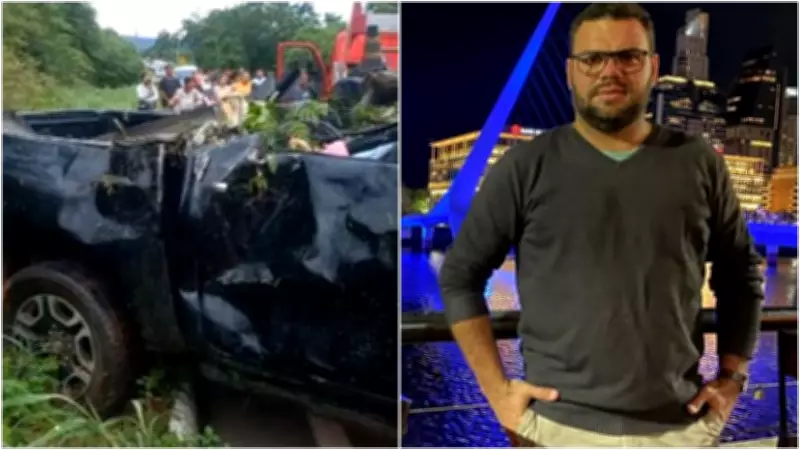 Empresário morre após capotar caminhonete em acidente na CE-153, no Ceará