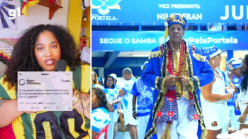 Escritora gaúcha defende enredo da Portela sobre cultura afro-gaúcha após críticas