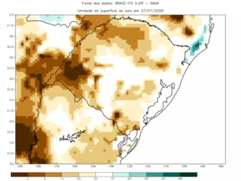 Estiagem no Sul do Brasil se agrava com calor intenso e risco de desabastecimento de água