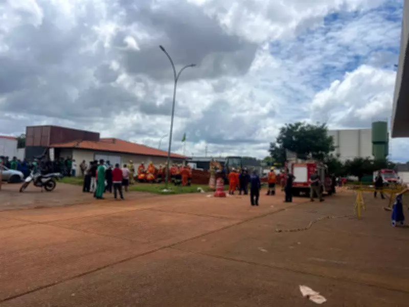 Estrutura de obra desaba e soterra trabalhadores no Ceasa do Distrito Federal