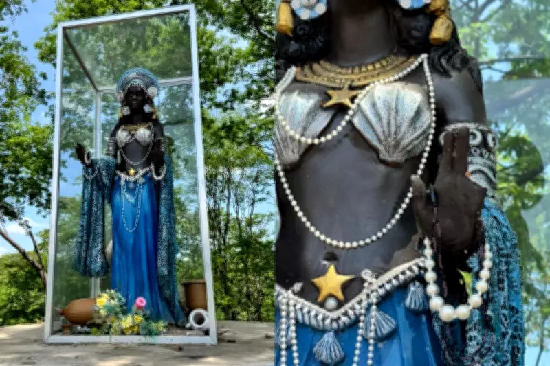 Estátua de Iemanjá é vandalizada em Teresina na véspera do Dia da Orixá