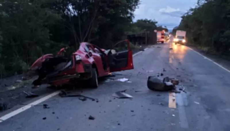 Ex-prefeito de Monte Azul morre em colisão frontal com caminhão na MGC-122 em Janaúba