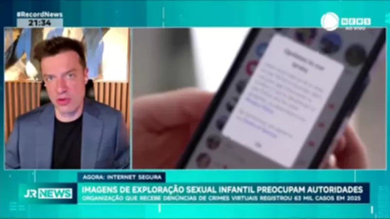 Exploração sexual infantil na internet: 63 mil denúncias em 2025 alertam autoridades