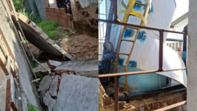 Explosão de caixa d'água deixa distrito no Ceará sem abastecimento durante o carnaval