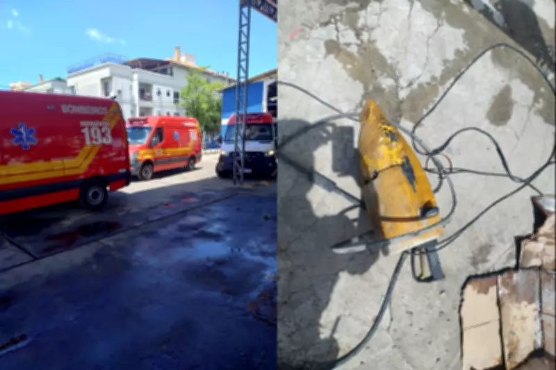 Explosão de Lavadora em Marina de Florianópolis Deixa Quatro Feridos com Queimaduras Graves
