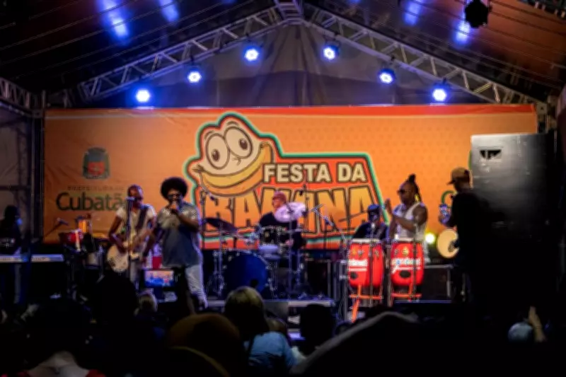 Festa da Banana em Cubatão atrai multidão com shows, gastronomia e diversão familiar
