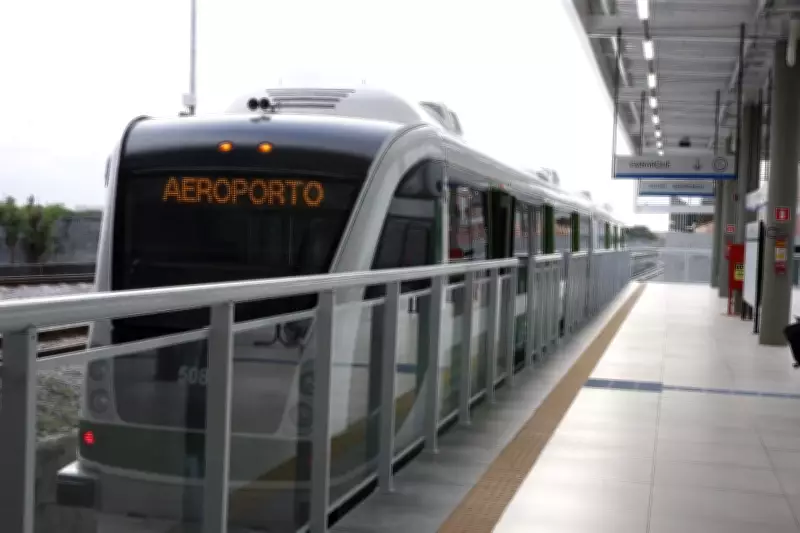 Fortaleza inaugura VLT que conecta Aeroporto à linha norte do metrô nesta sexta
