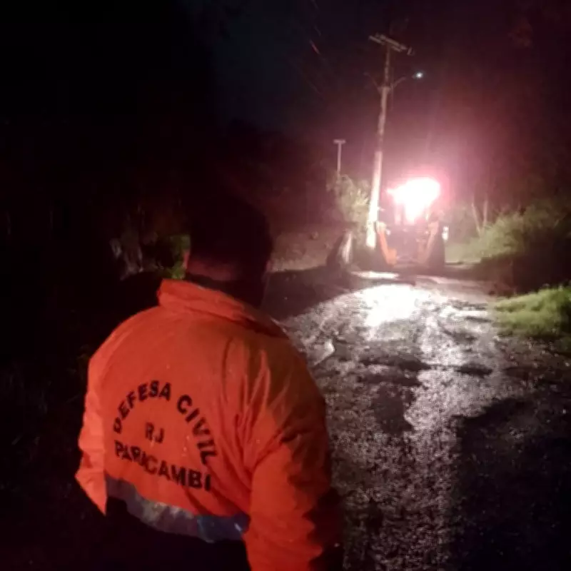 Forte temporal causa transtornos em Paracambi, no Rio de Janeiro
