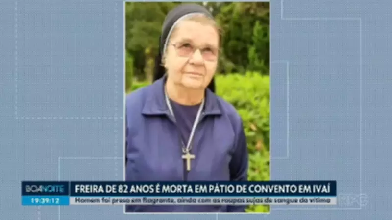 Freira de 82 anos é assassinada após flagrar invasor em convento no Paraná