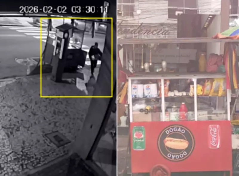 Furto em barraca de cachorro quente no centro de Petrópolis gera sensação de insegurança