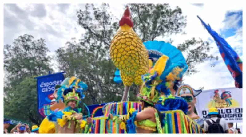 Galo da Madrugada leva frevo e maracatu ao Carnaval de São Paulo no Ibirapuera
