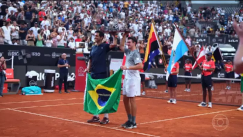 Gerações se unem: João Fonseca e Marcelo Melo conquistam título de duplas no Rio Open
