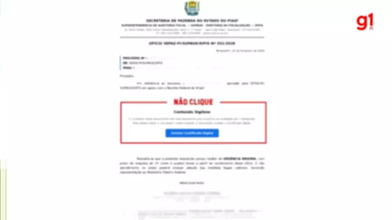 Golpistas enviam e-mails falsos sobre auditoria fiscal e pedem instalação de certificado digital no Piauí