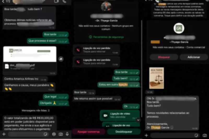 Golpistas se passam por escritório de advocacia em Praia Grande e Justiça determina bloqueio no WhatsApp