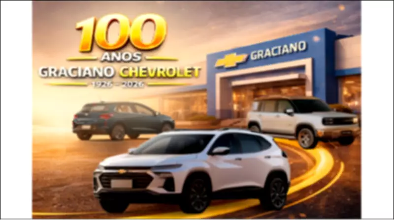 Graciano Chevrolet celebra 100 anos com corrida, seminovos e consórcio em Araraquara