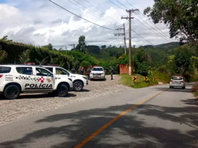 Grupo armado invade propriedade rural em Guararema e foge para mata; polícia faz operação com helicópteros