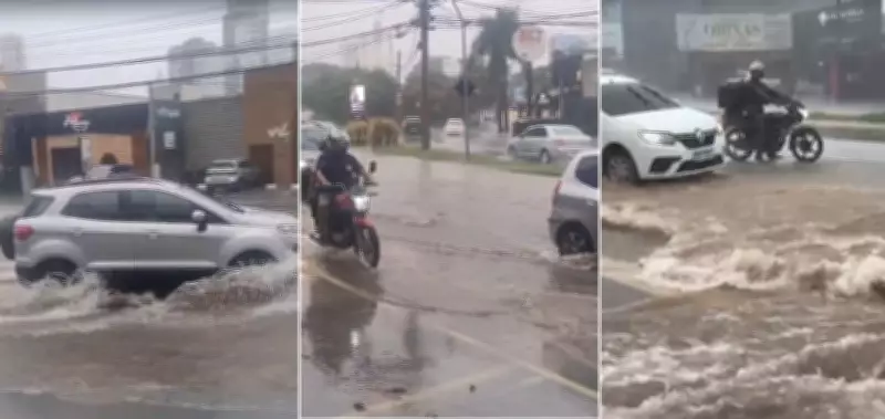 Heróis de Sorocaba salvam jovem de ser arrastada por enxurrada durante forte chuva