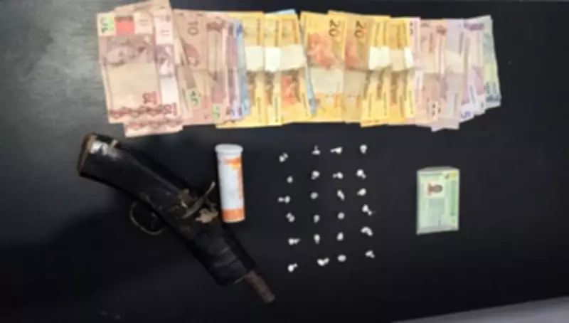 Homem é preso por tráfico de drogas e posse ilegal de arma em Pindaré-Mirim