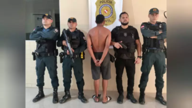 Homem com tornozeleira eletrônica é preso por tráfico de drogas em Curuá, Pará