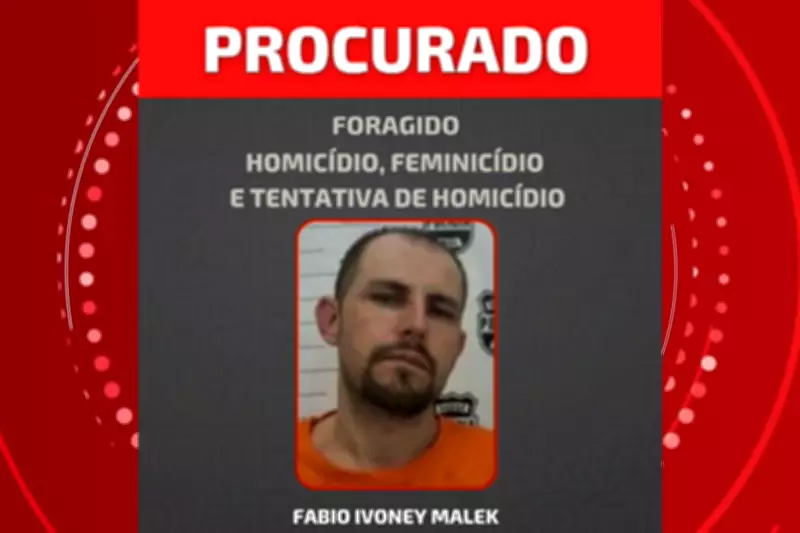 Homem condenado a 61 anos por matar mãe e filha em incêndio é procurado como foragido