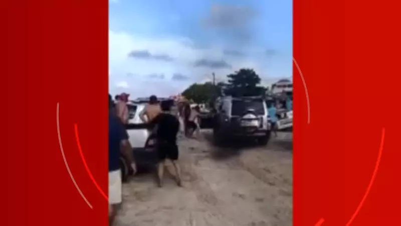 Homem embriagado atropela e mata esposa de amigo em briga na praia de Caieiras, no Paraná