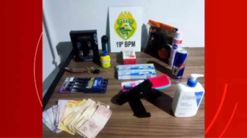 Homem preso após informar CPF antes de assaltar farmácia no Paraná