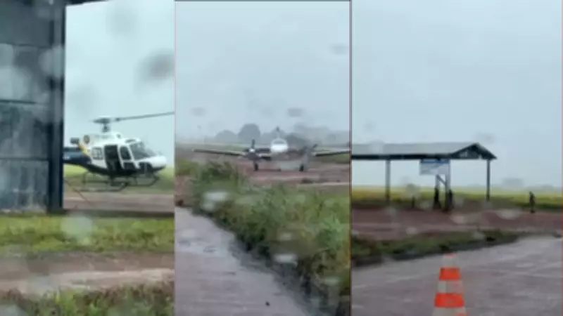 Homem preso com 500 kg de cocaína em avião prestes a decolar em Sinop (MT)