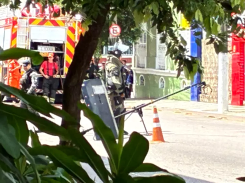 Homem é preso com bomba em ônibus no Centro de Manaus; artefato tinha alta capacidade destrutiva