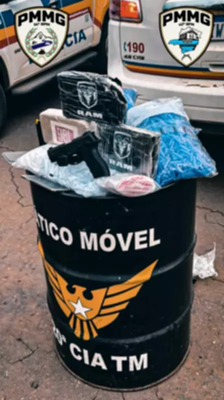 Homem é preso em Curvelo por tráfico interestadual de drogas e porte ilegal de arma